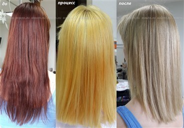 Смывка для всех видов и цветов волос отзывы фото до и после