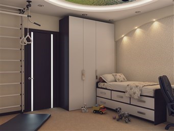 Дизайн комнаты для мальчика подростка 3 подхода