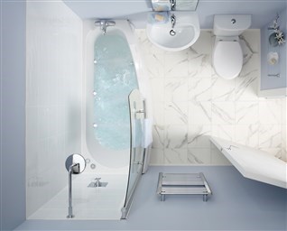 Дизайн маленькой ванной комнаты реальные фото 