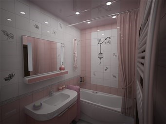 Ванная комната в панельном доме варианты отделки 