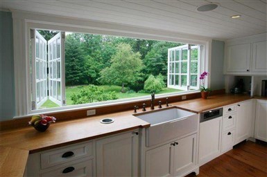 Как задействовать окна в дизайне кухни 4 супер способа 45 